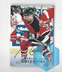 1995-96 Be A Player #S11 Bob Carpenter AUTOGRAPH Devils